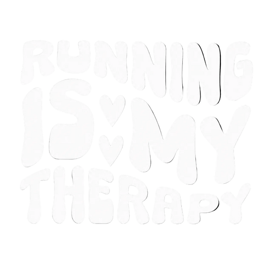 Patch thermocollant RIMT, texte Running Is My Therapy, pour gear de trail