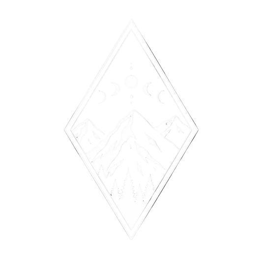 Patch thermocollant Nuit Alpine, phases lunaires et montagne, pour gear de trail