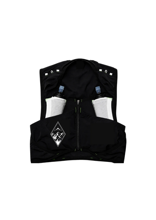 Patch thermocollant Nuit Alpine, phases lunaires et montagne, pour gear de trail